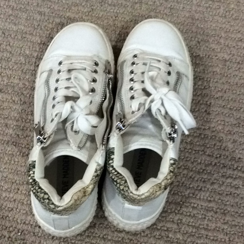 steve madden snake sneakers